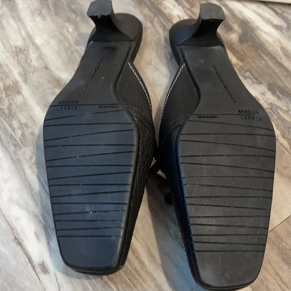 STUART WEITZMAN Slip Square Toe Kitten heel Mules - Picture 5 of 16